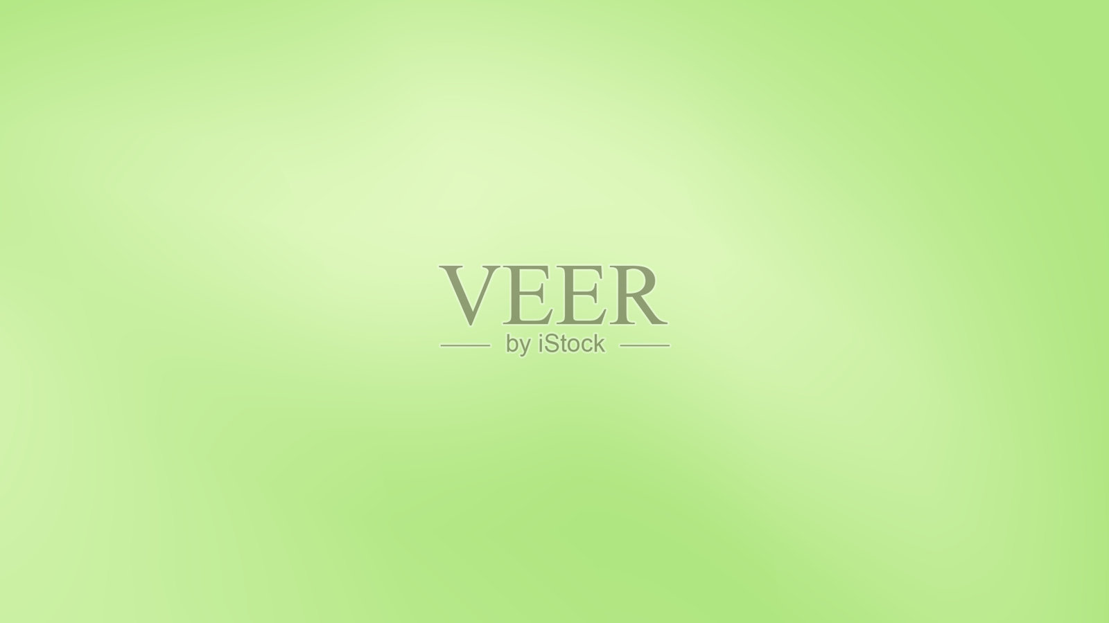 柔和的绿色自然色彩与光。矢量图插画图片素材