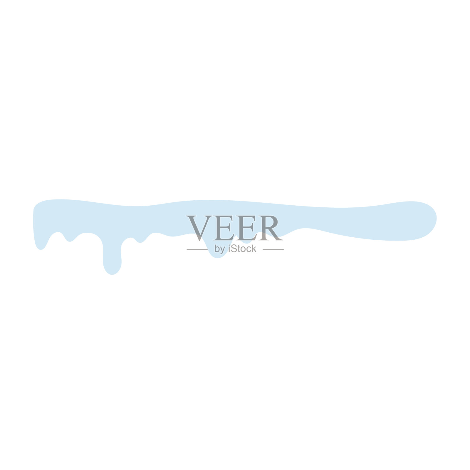 雪元素在冬季背景矢量创建卡通图案为您的设计。雪花飘落和动画雪花。流水，流动，液体插画图片素材