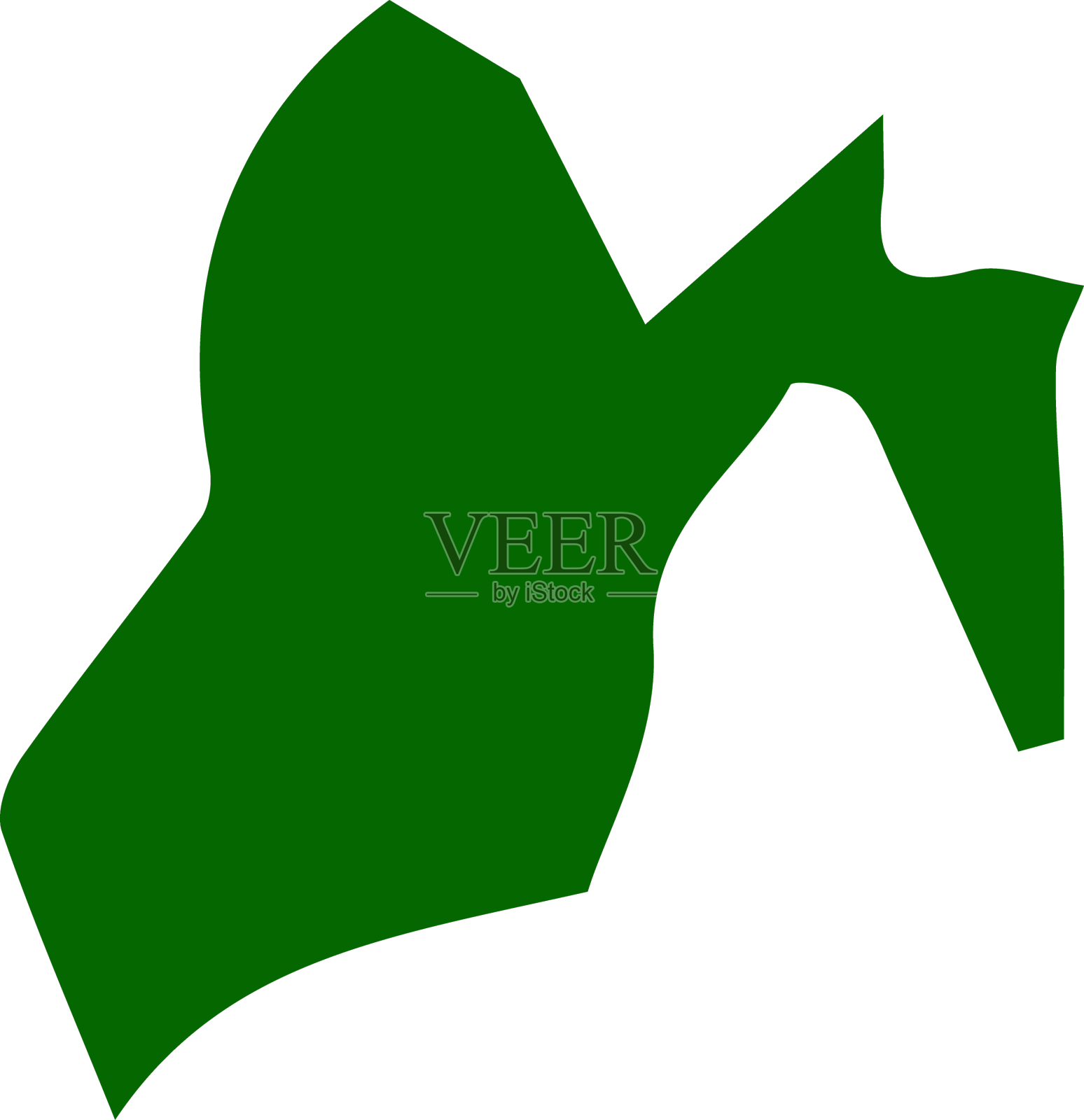 墨西哥州地图设计元素图片