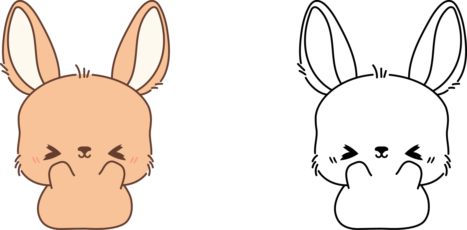 可爱的有剪贴画和黑色和白色设计元素图片