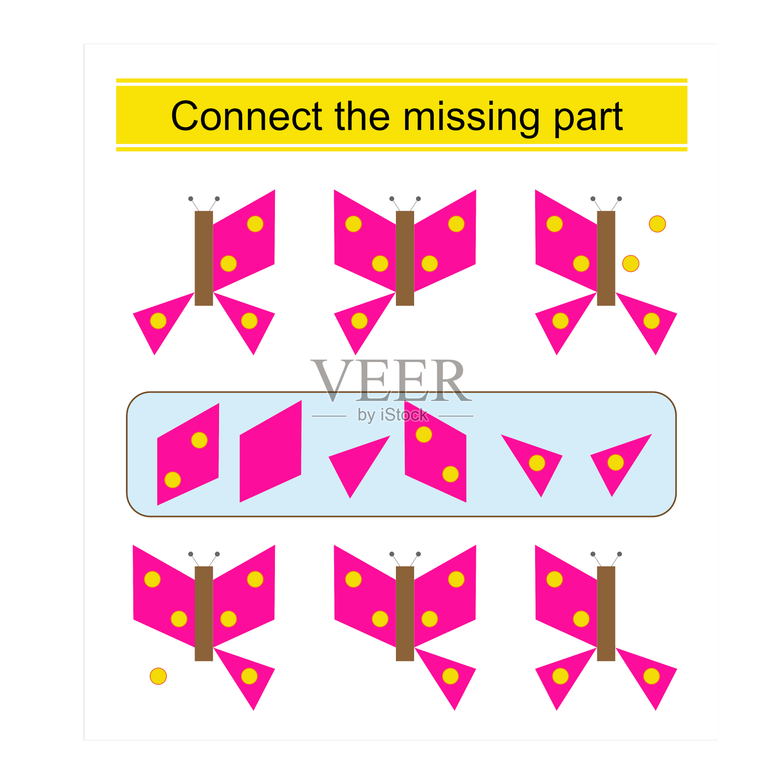 任务的注意力和逻辑的发展设计元素图片