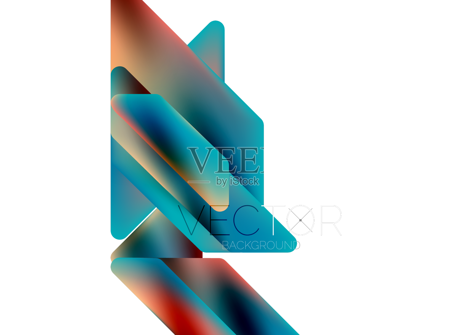 科技极简几何壁纸创意设计元素图片