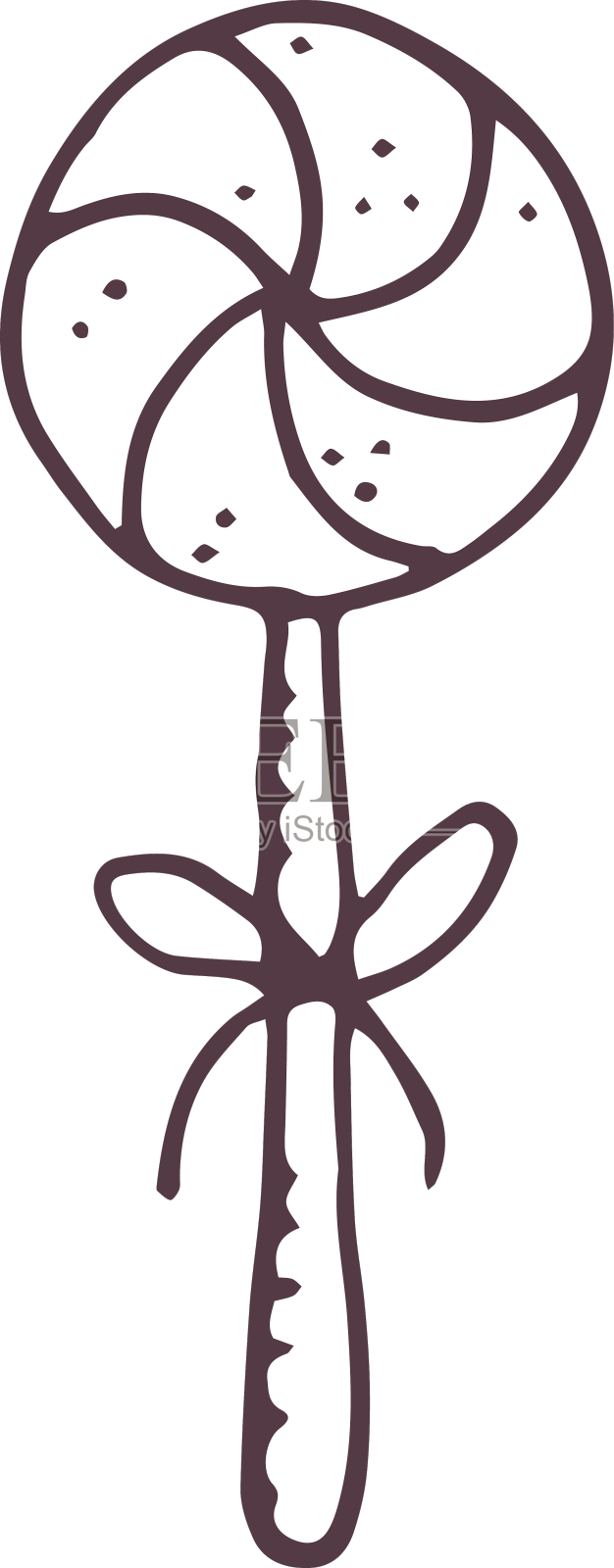 棒棒糖手绘图标6设计元素图片