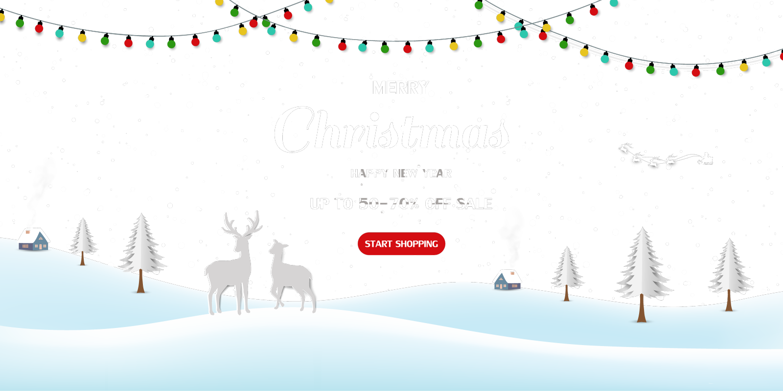 圣诞快乐，新年快乐销售背景设计元素图片