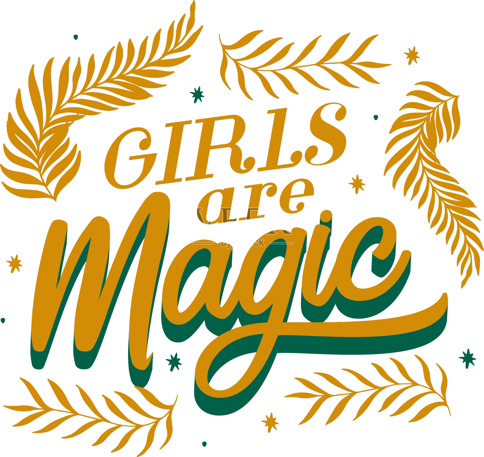 写字的女孩很神奇设计元素图片