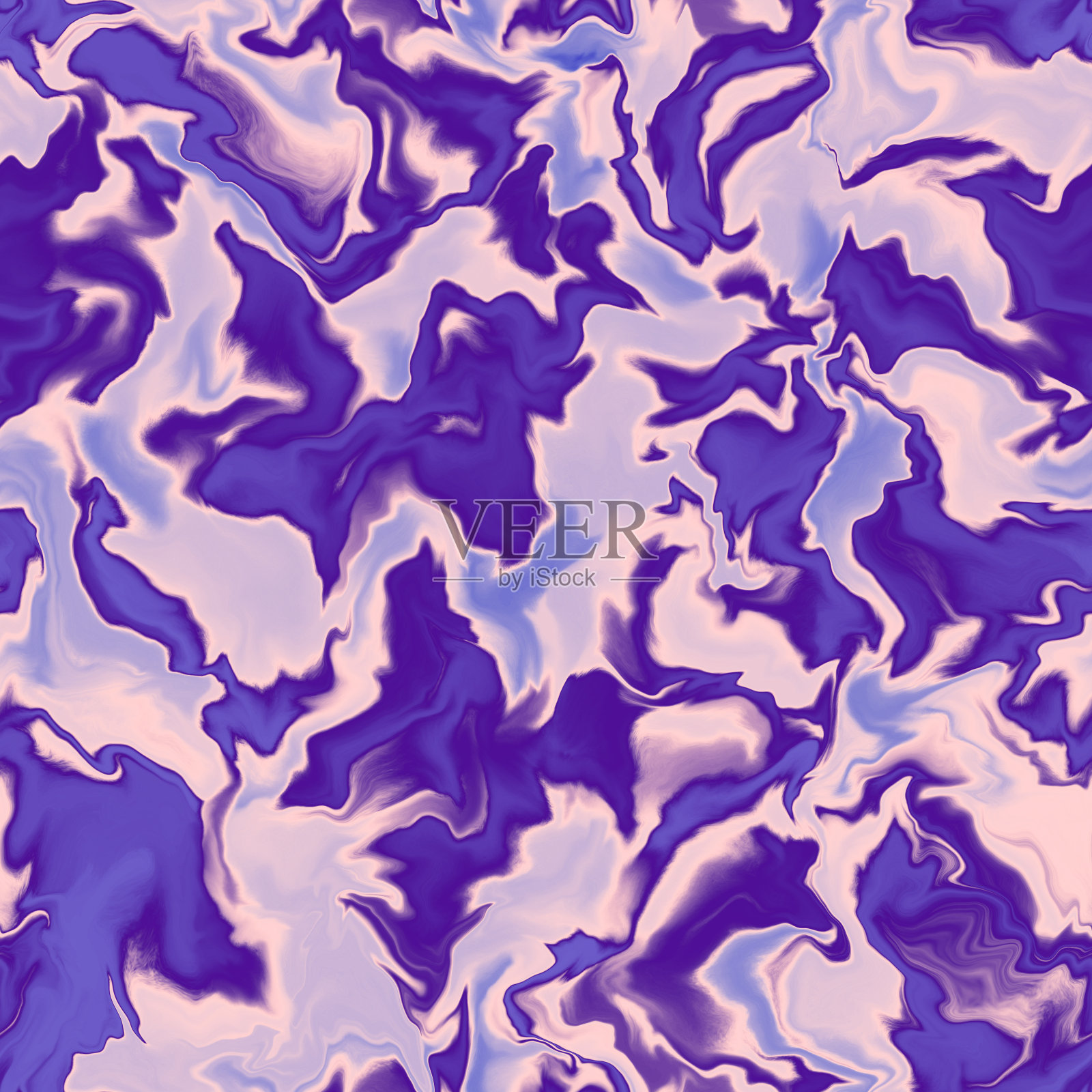 抽象无缝图案。大理石漩涡未来主义丙烯酸插图与失真。彩色的背景。充满活力的纹理现代设计，印花，织物，纺织品，壁纸。插画图片素材