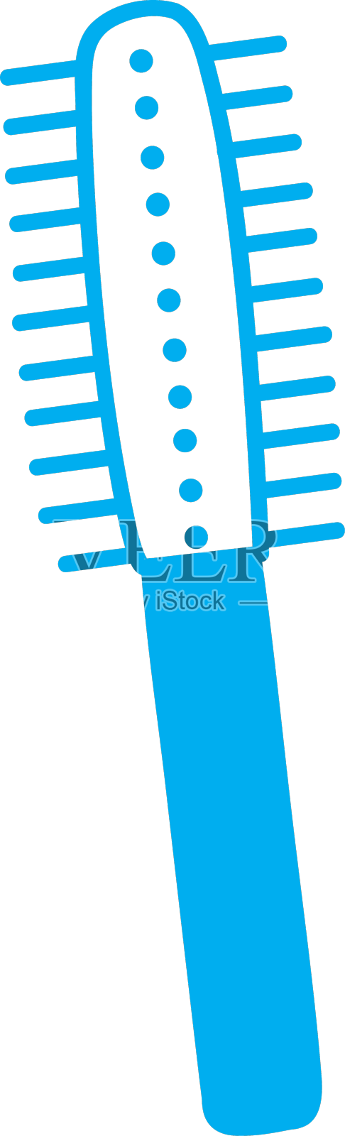 混合发刷设计元素图片