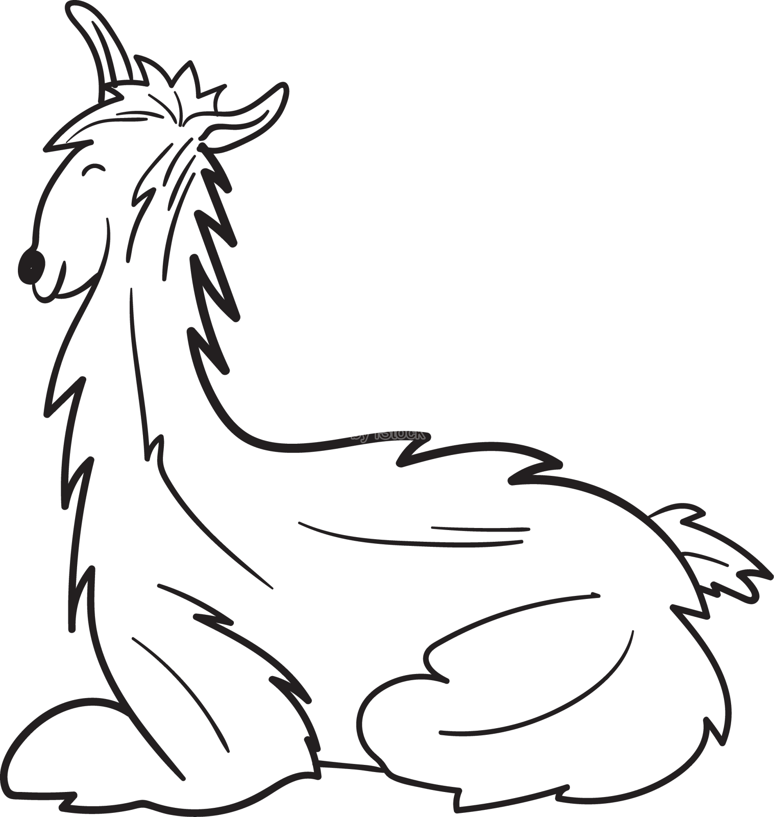 骆驼卧泳设计元素图片