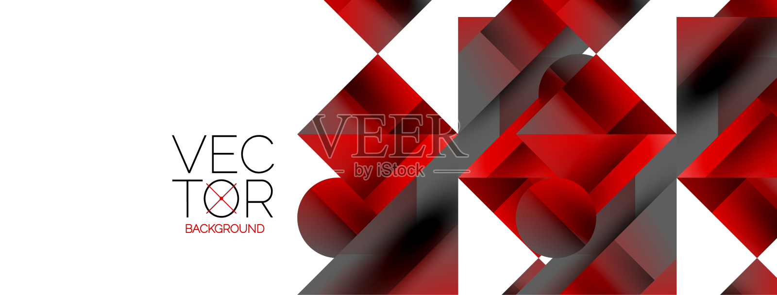 光滑的圆形、方形、三角形造型极简主义设计元素图片