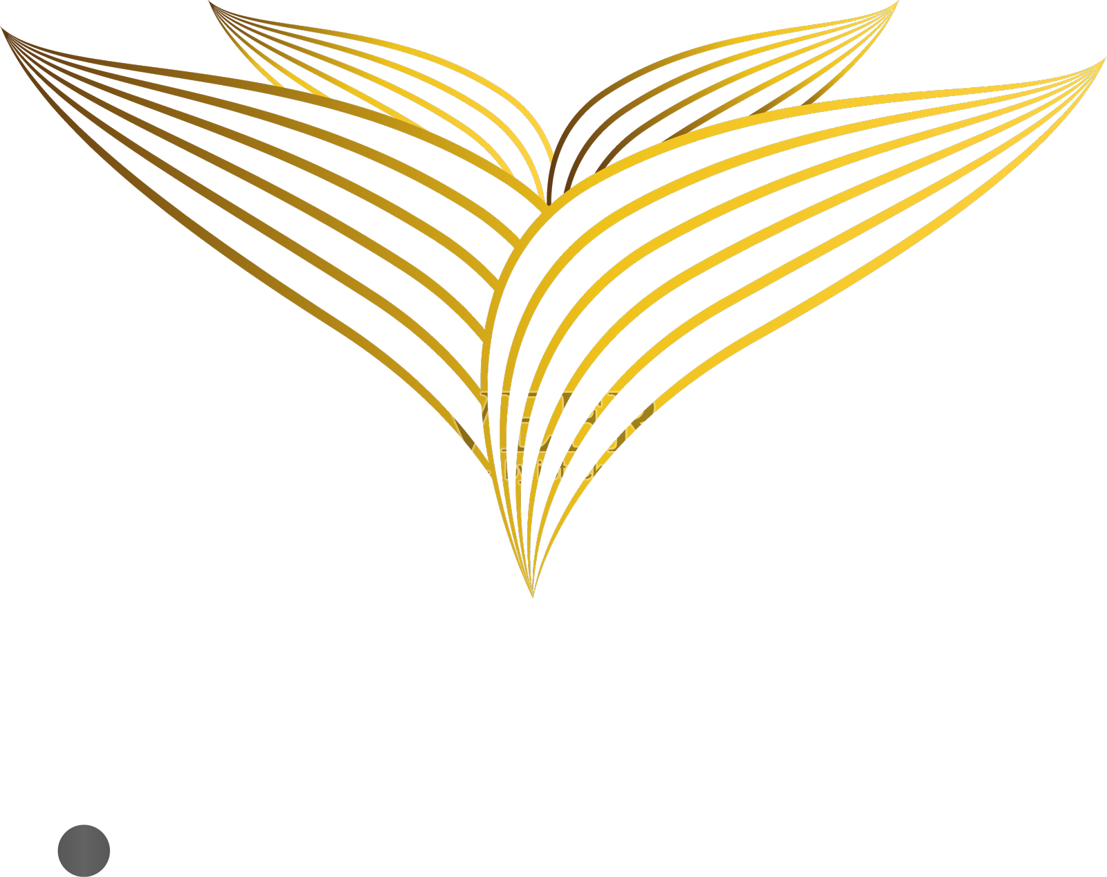 金色花瓣奢华金花装饰设计元素图片