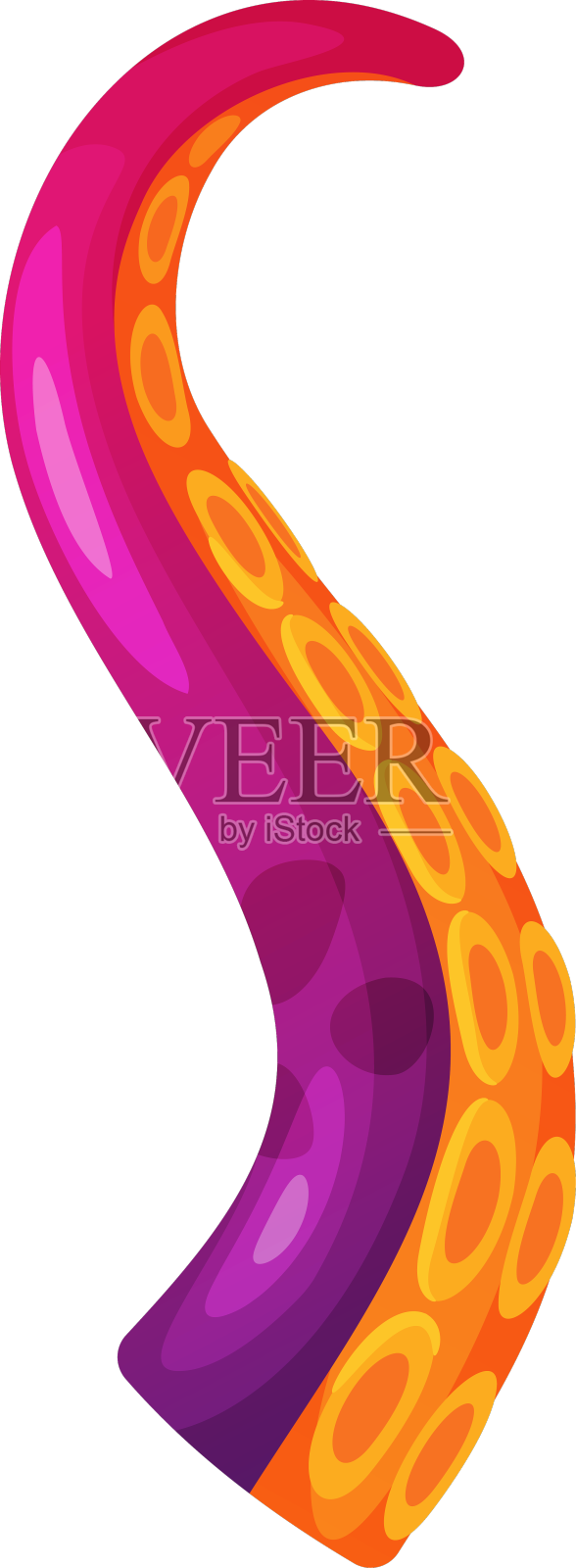 章鱼的触手是海洋生物的肢体设计元素图片