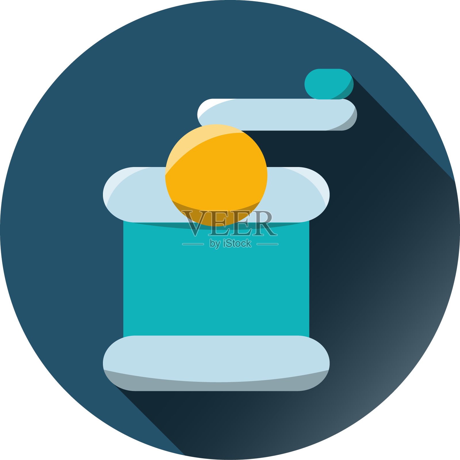 手动榨汁机圆形图标设计元素图片