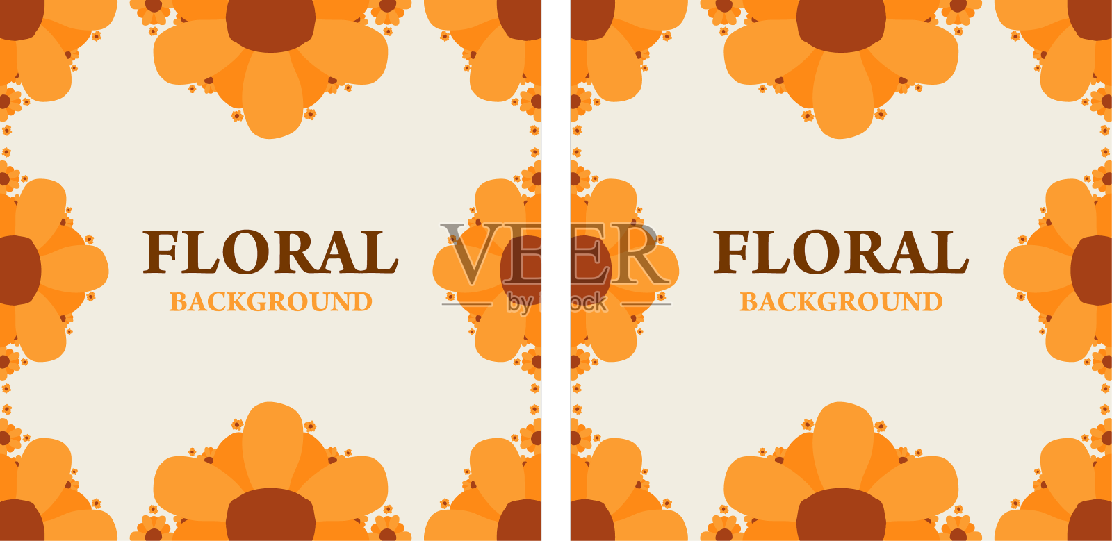 花瓣社交媒体帖子背景设计元素图片