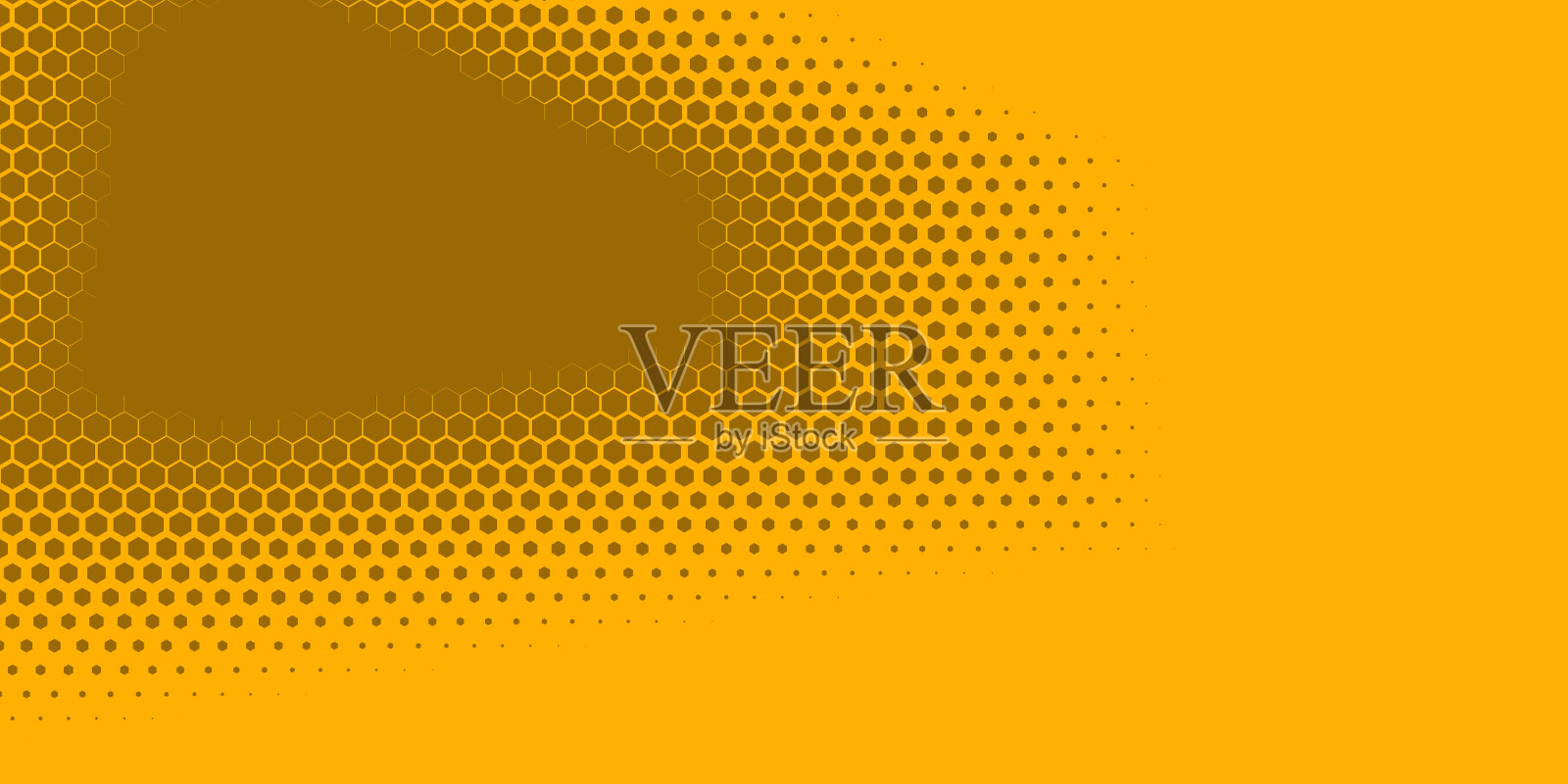 几何抽象六边形二色背景插画图片素材