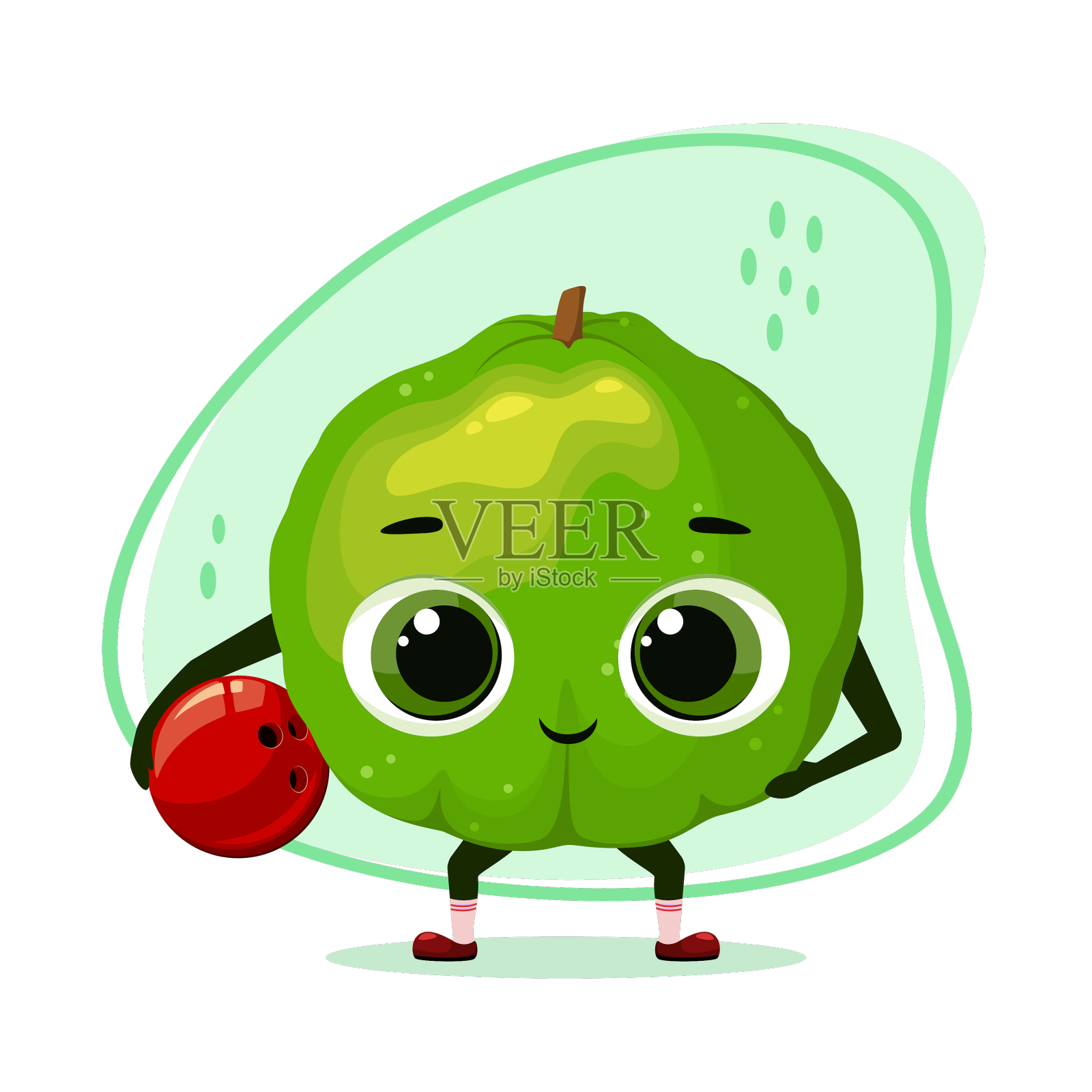 滑稽丑陋的水果设计元素图片