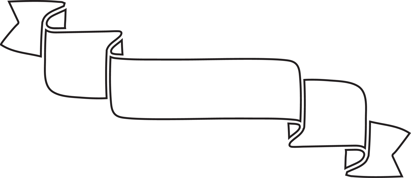极简丝带标签标志设计元素图片
