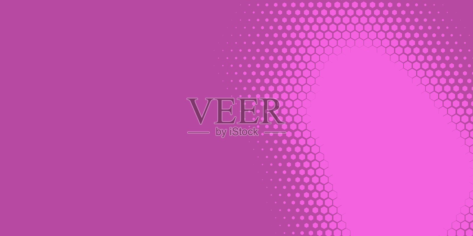 几何抽象六边形二色背景插画图片素材