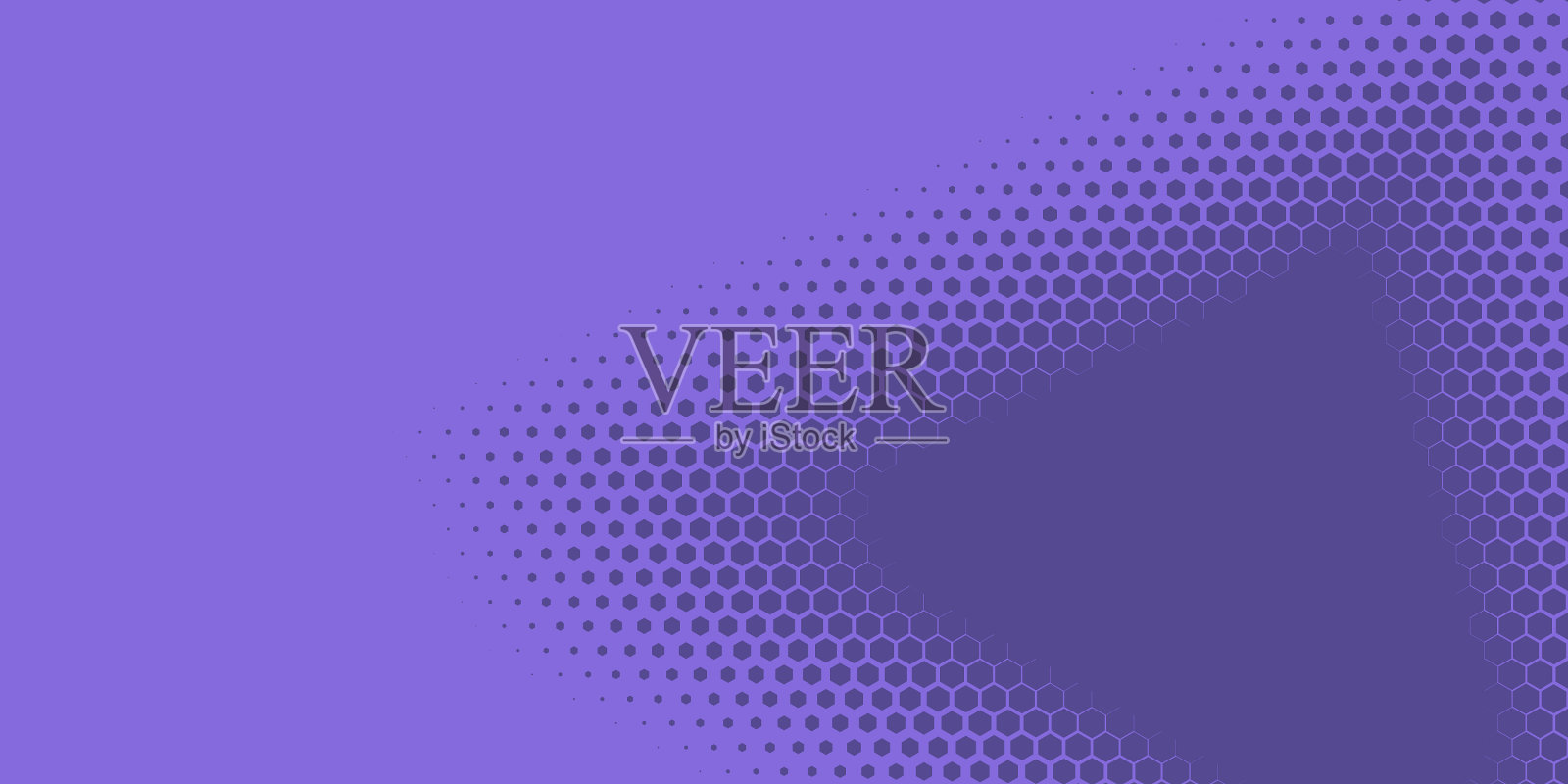 几何抽象六边形二色背景插画图片素材