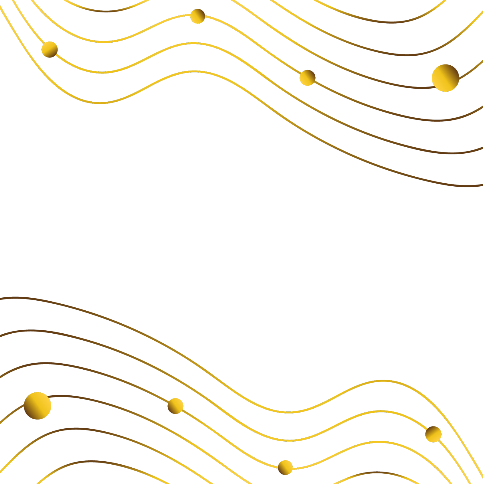 抽象的金色线条框架装饰在黑色上设计元素图片