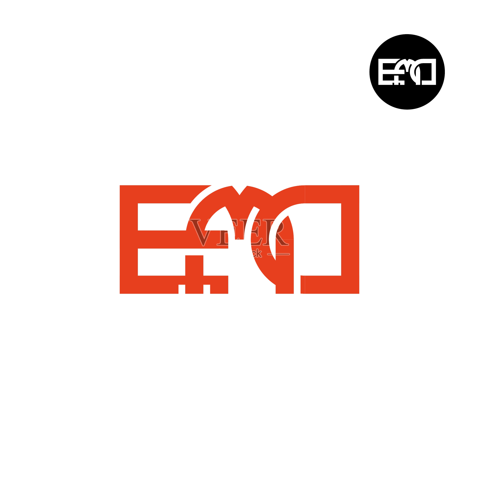 字母emd字母组合标志设计设计元素图片