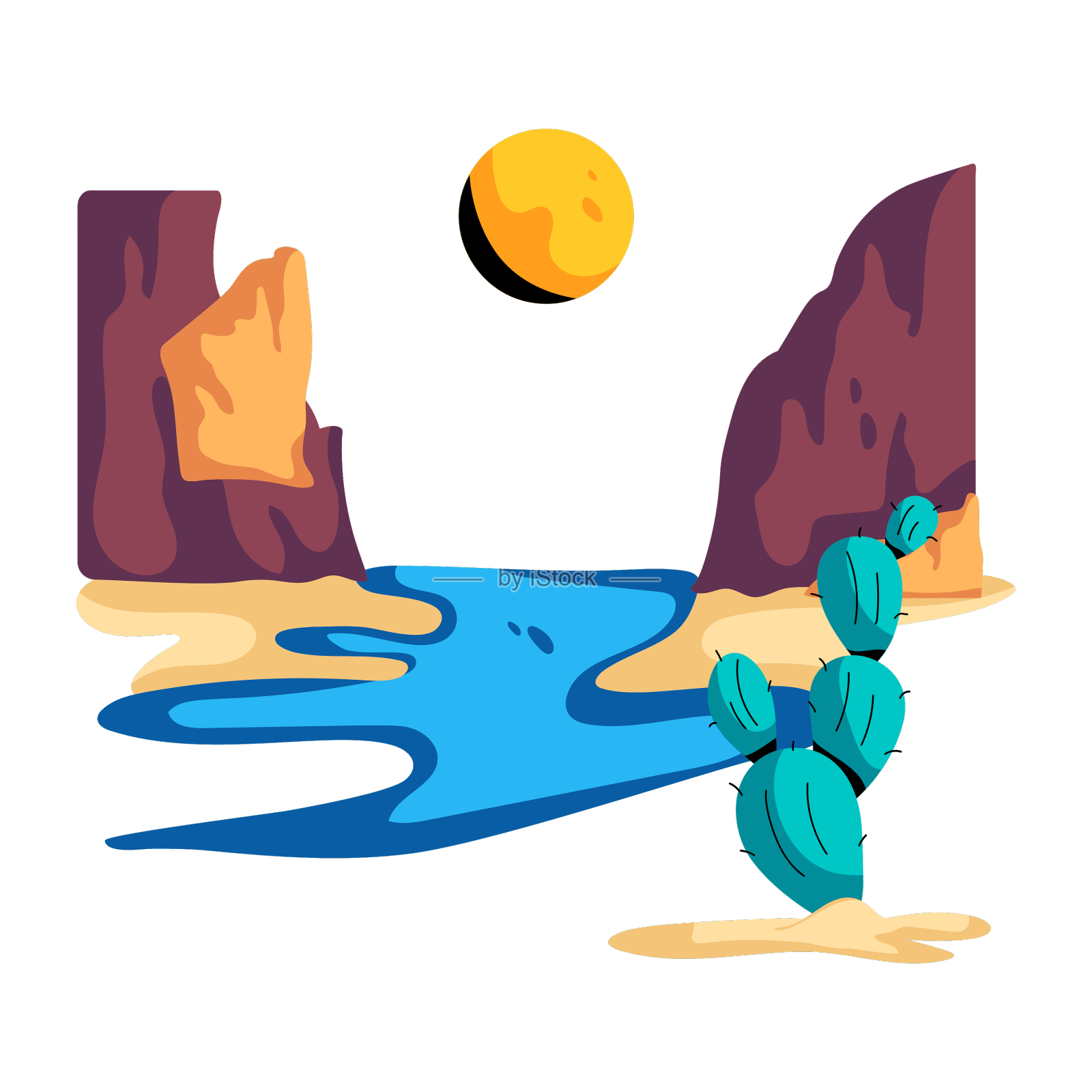 大峡谷设计元素图片