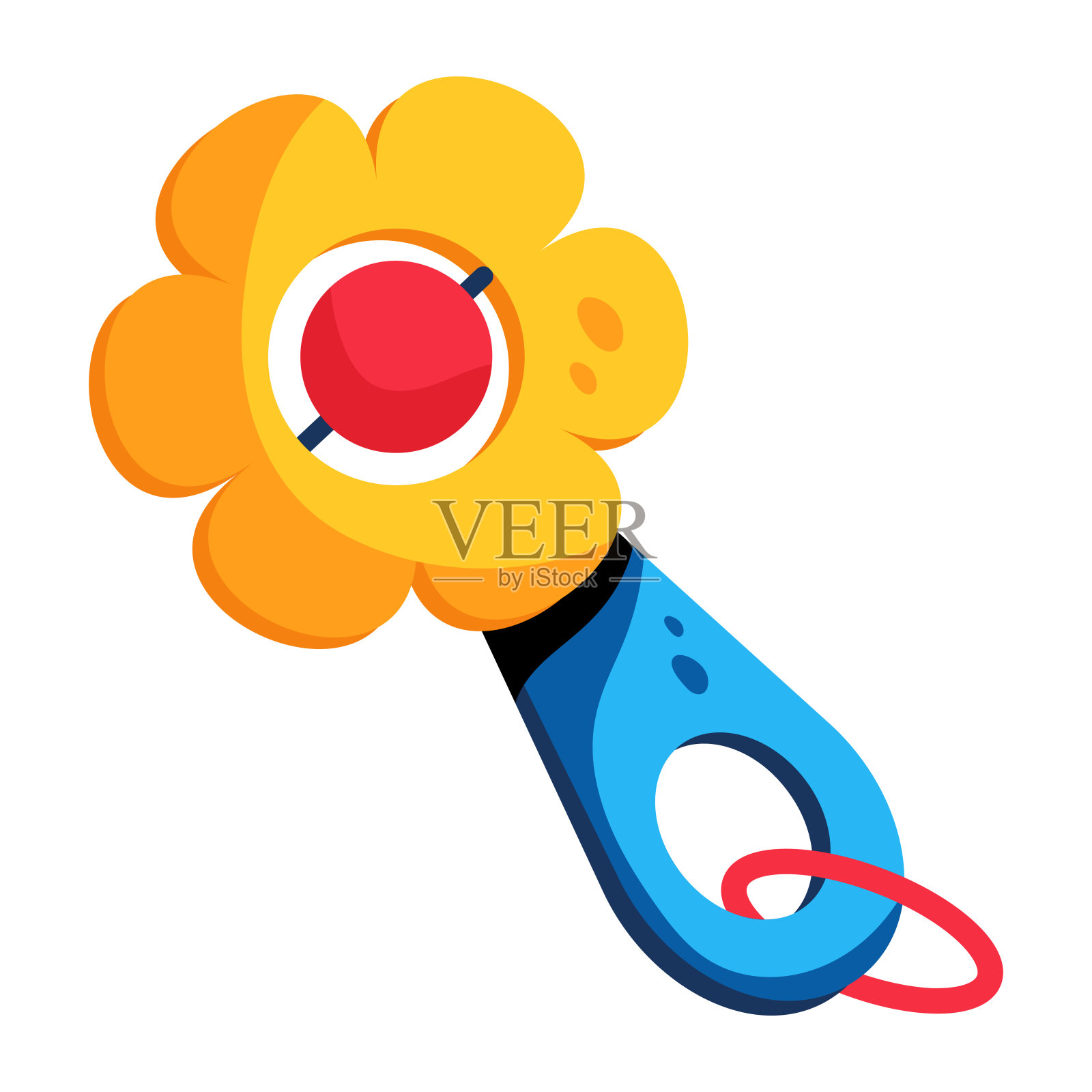 花铃插画图片素材