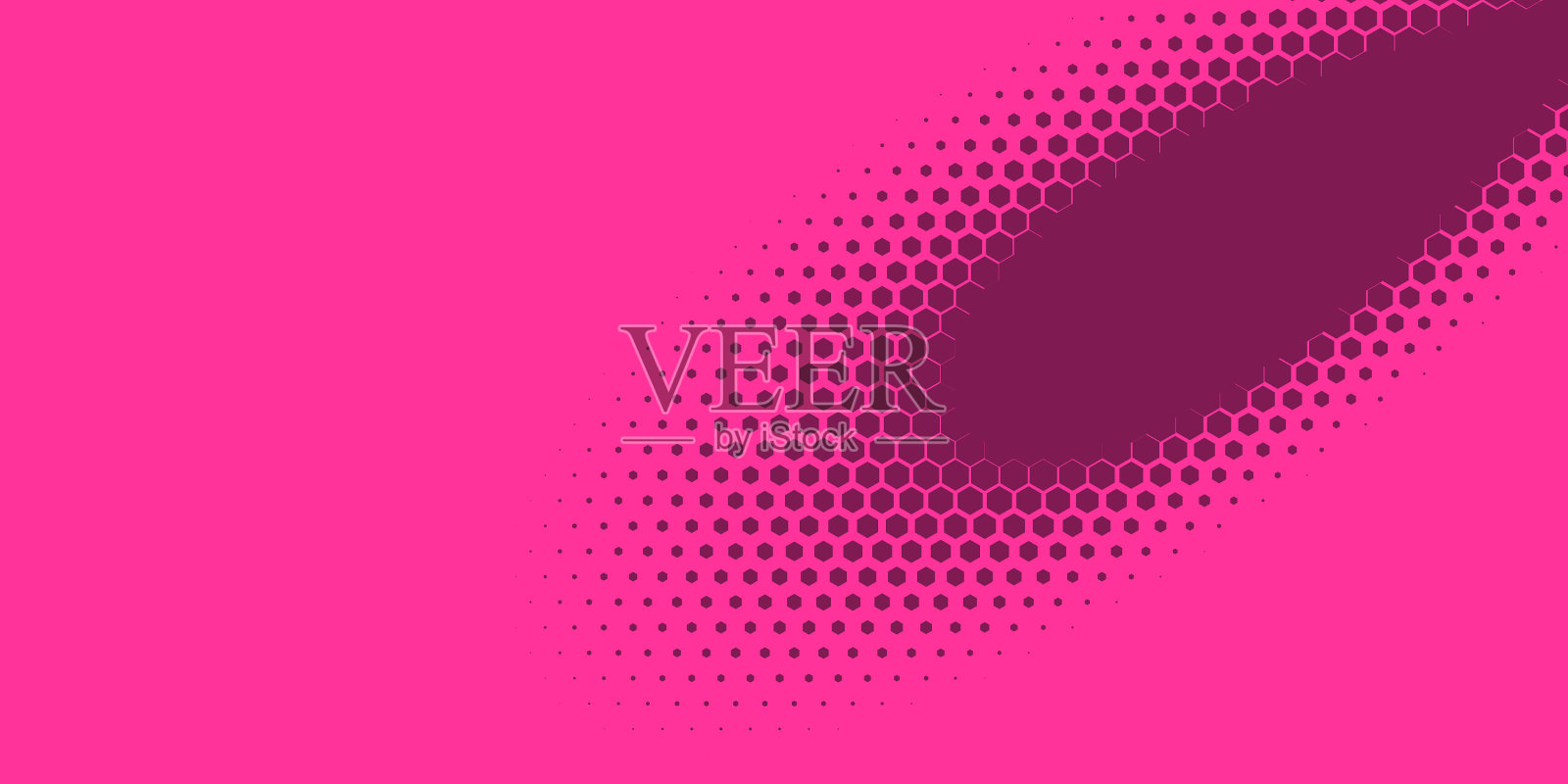 几何抽象六边形二色背景插画图片素材