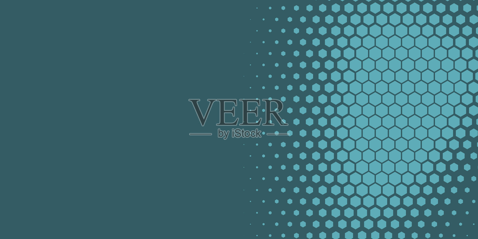 几何抽象六边形二色背景插画图片素材