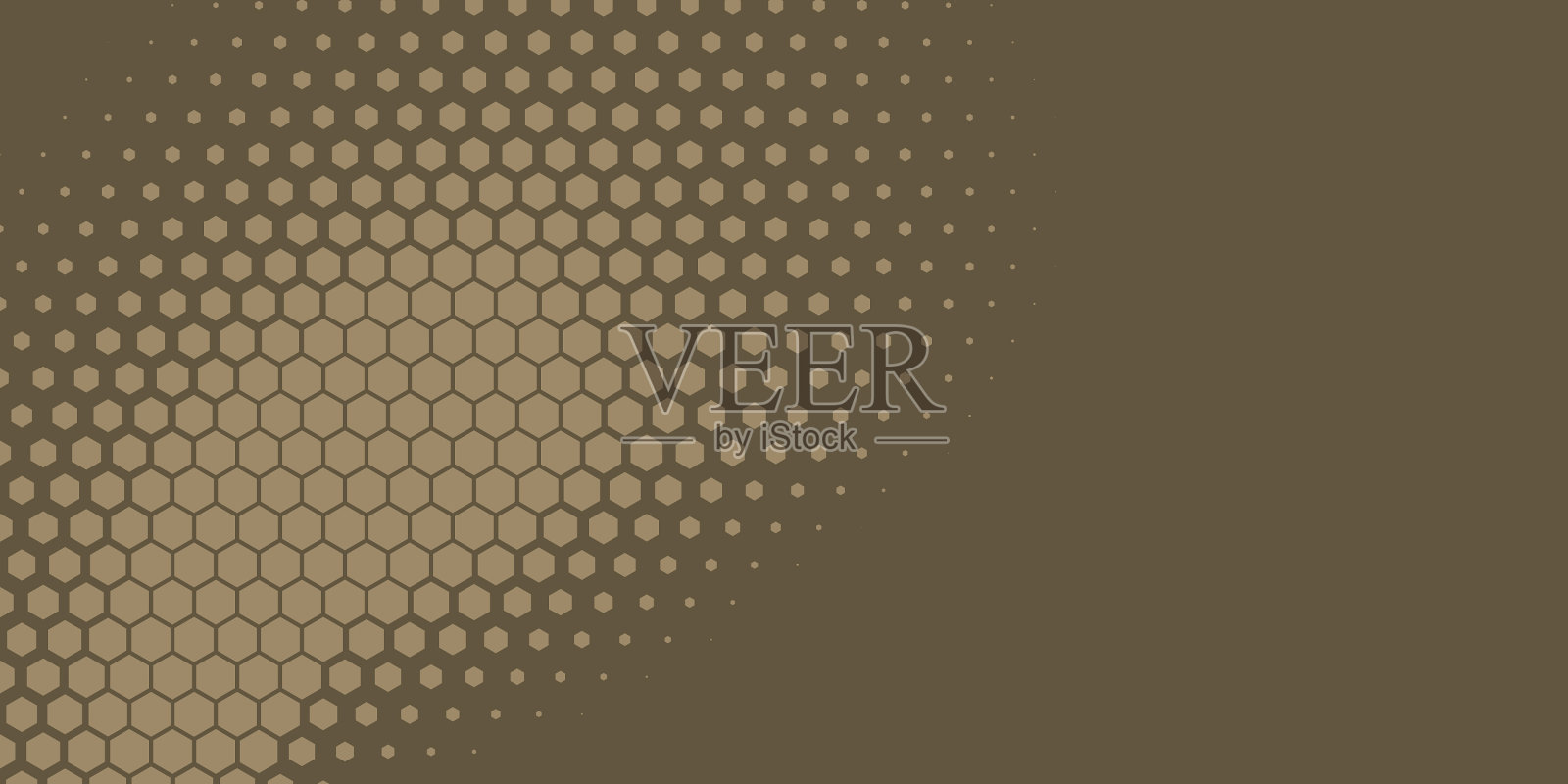 几何抽象六边形二色背景插画图片素材