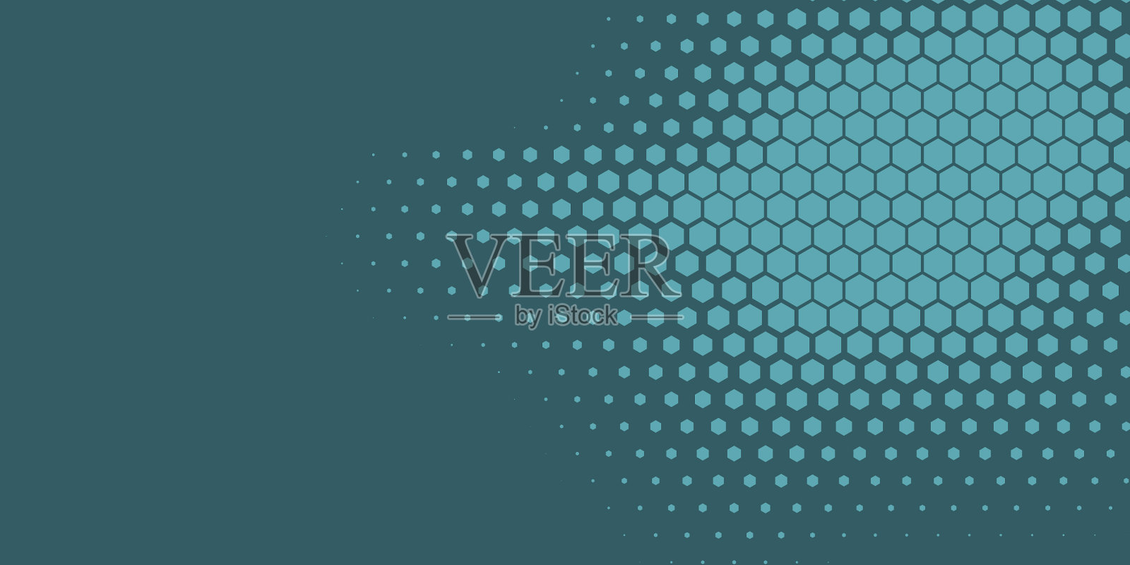 几何抽象六边形二色背景插画图片素材