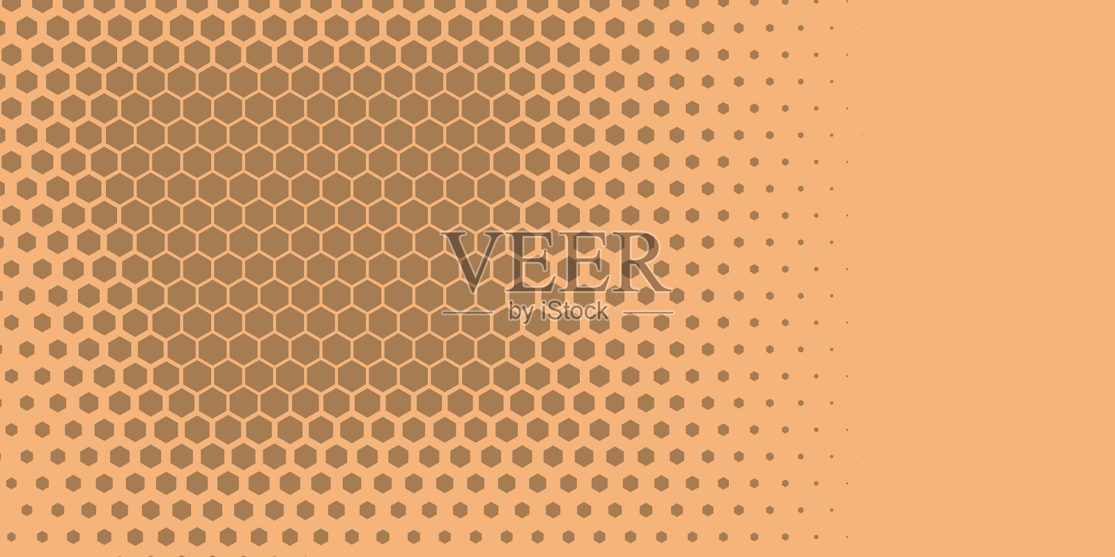 几何抽象六边形二色背景插画图片素材