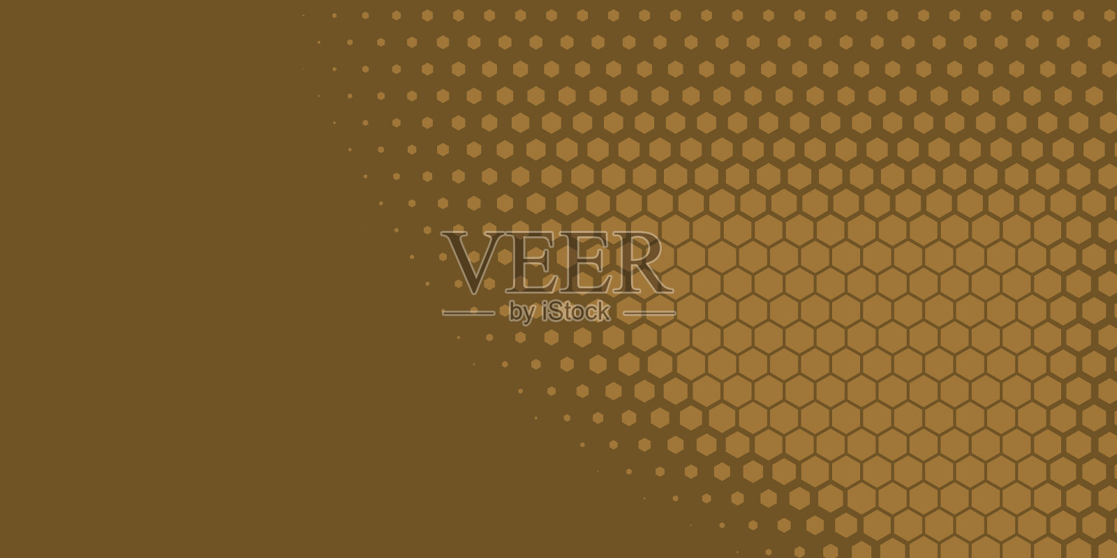 几何抽象六边形二色背景插画图片素材