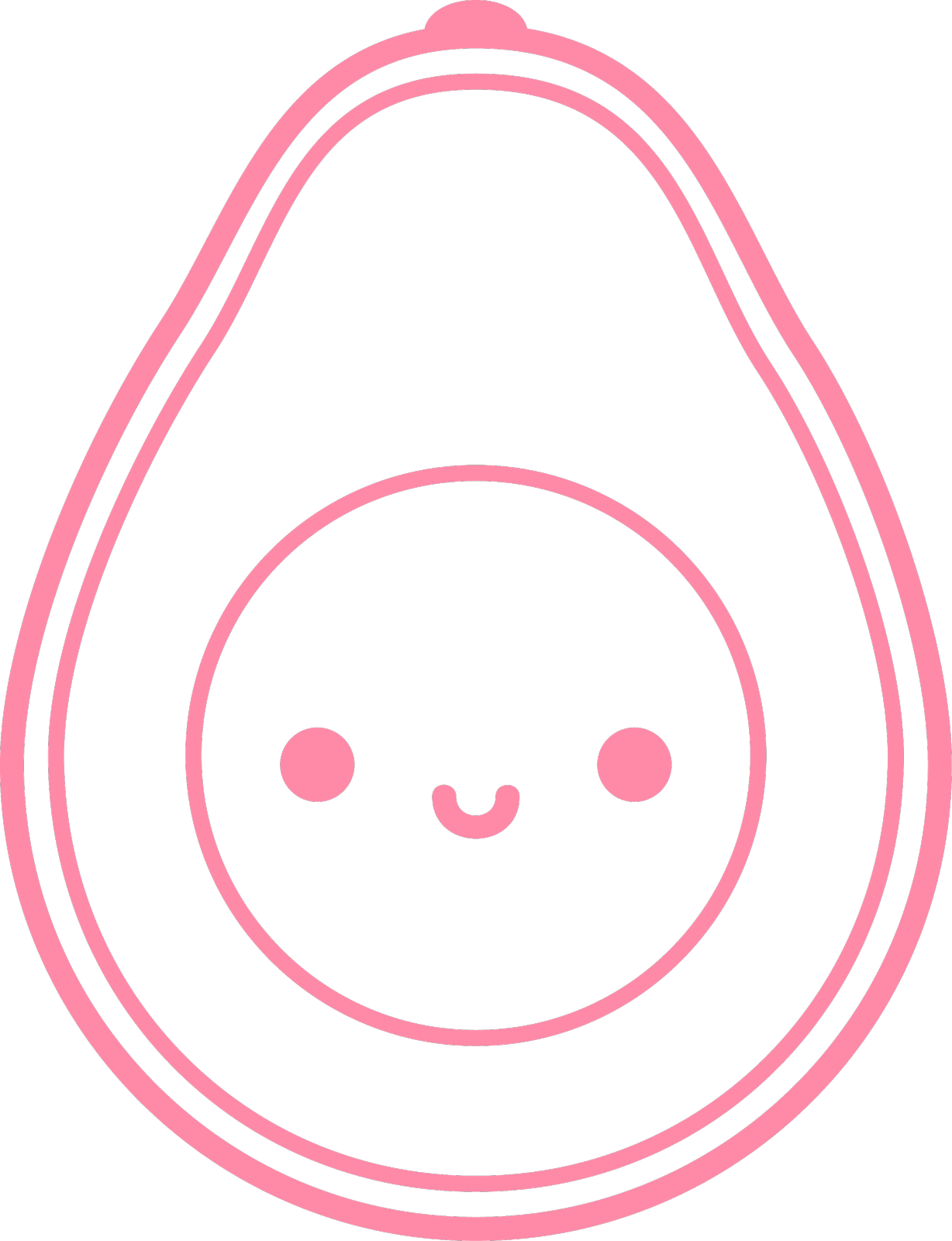 快乐的牛油果之旅设计元素图片