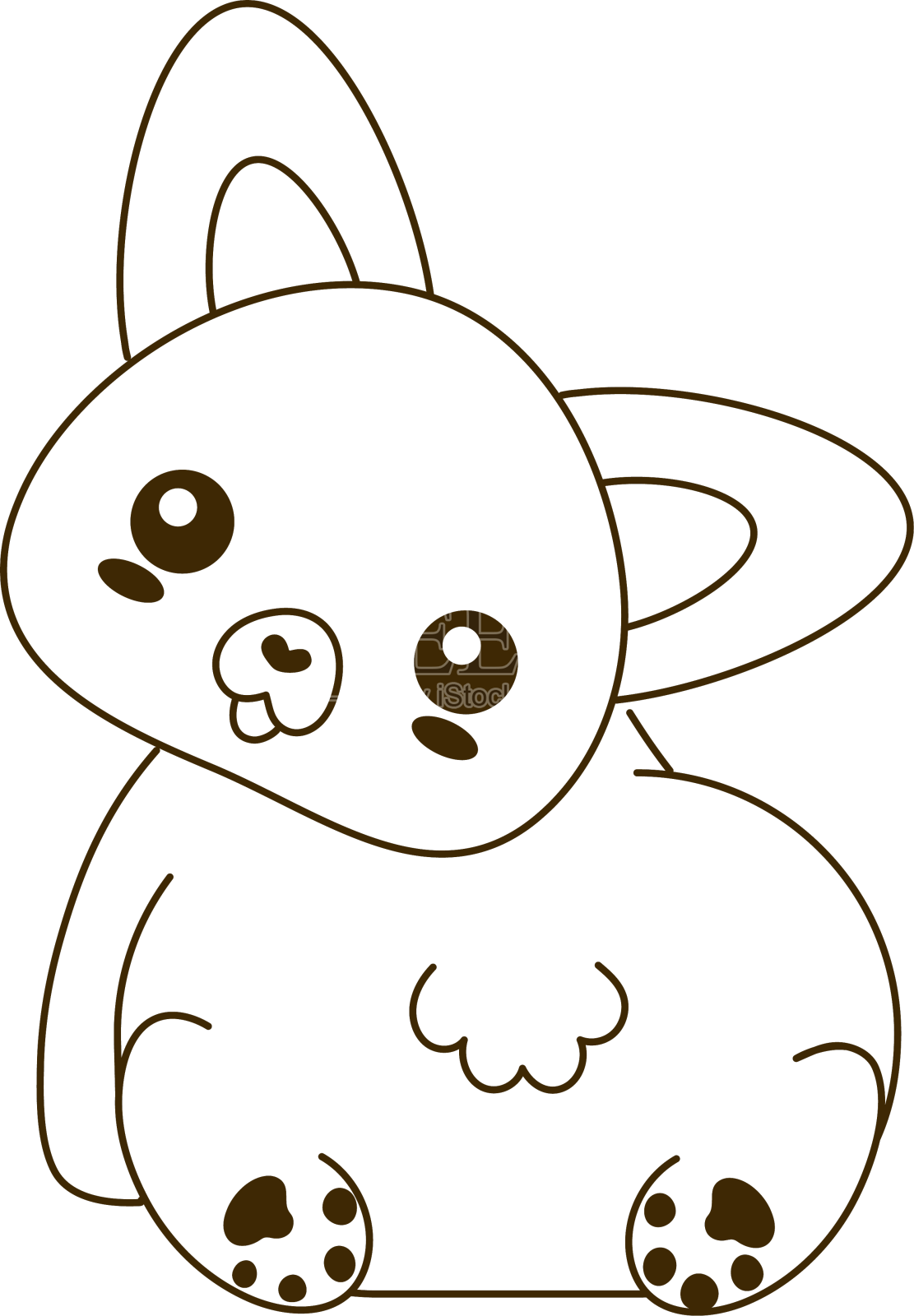 快乐的狗满泳设计元素图片