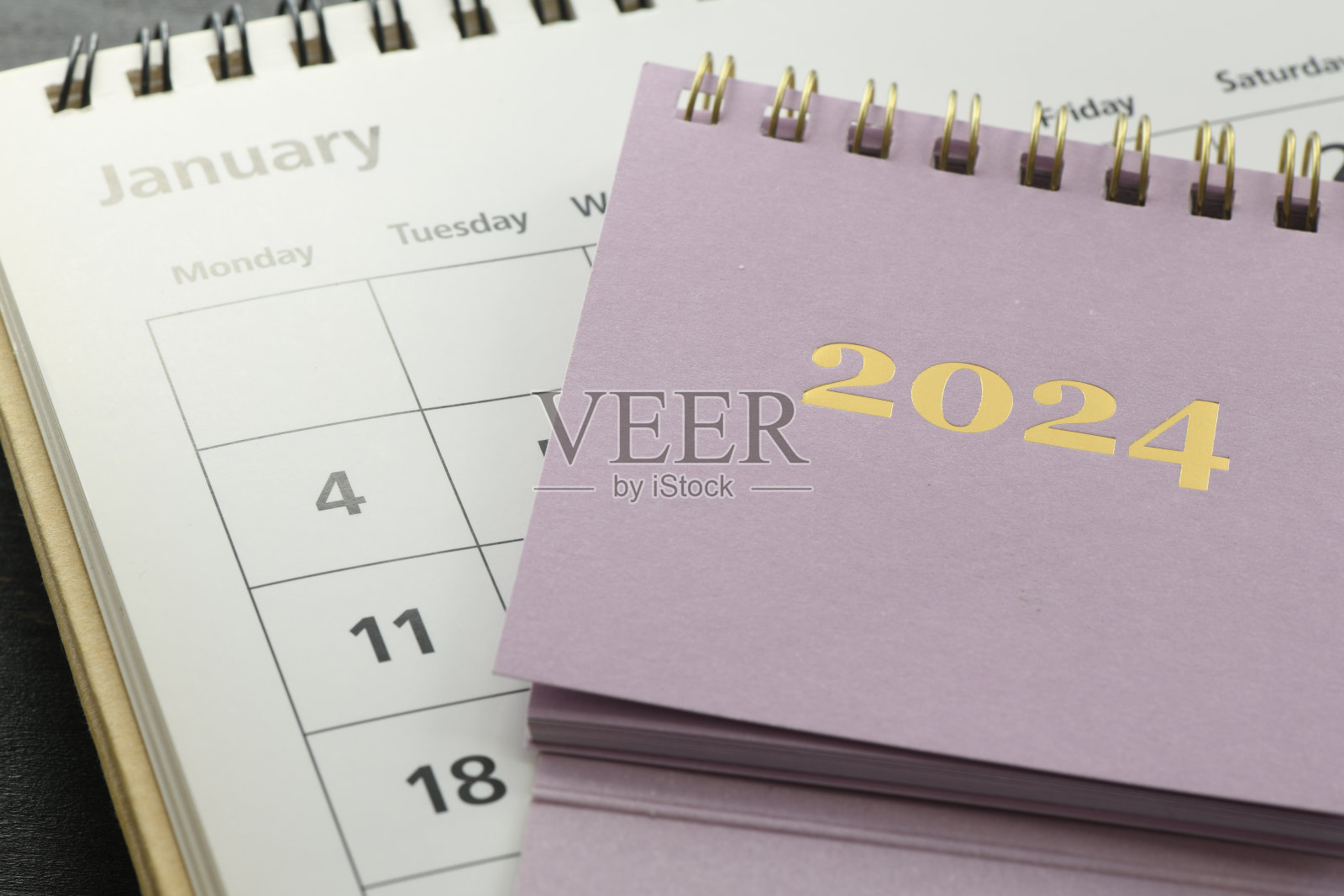 2024计划与数字营销概念，业务团队和目标照片摄影图片