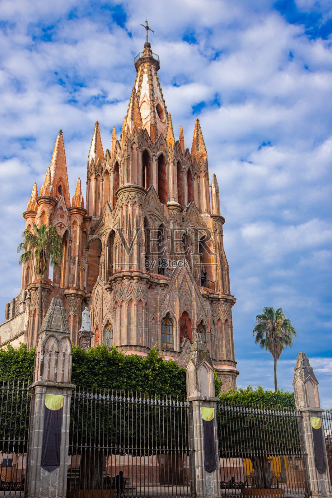 圣米格尔的殖民地教区照片摄影图片