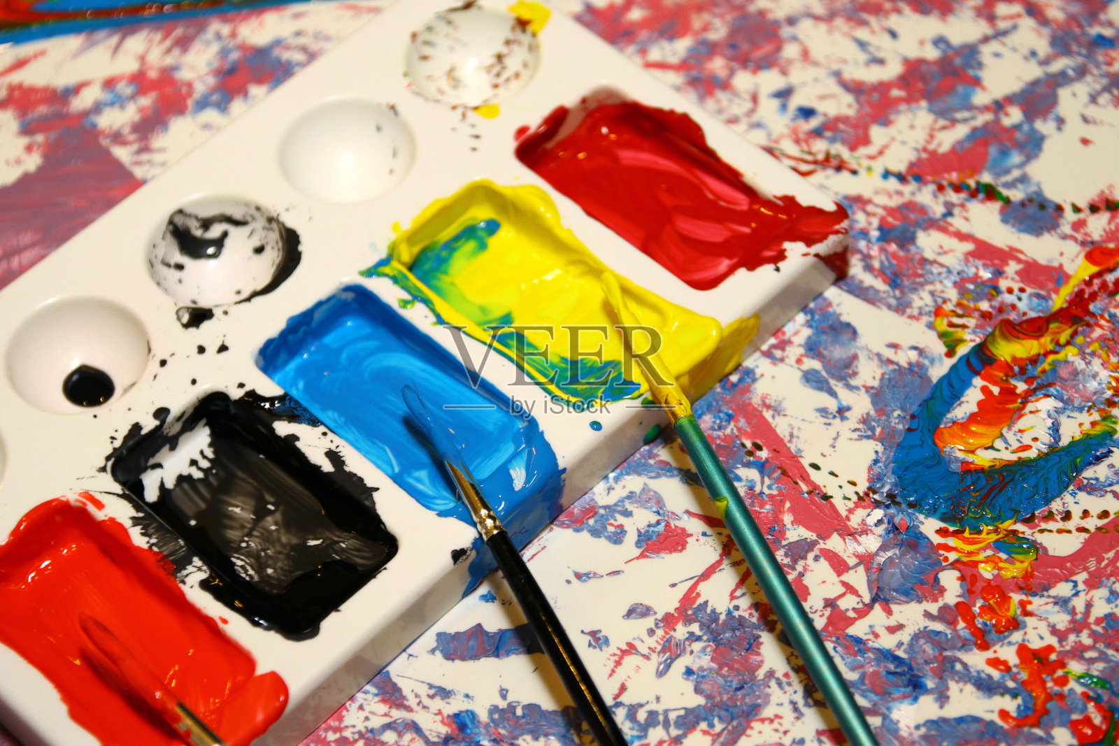 湿漆摘要照片摄影图片