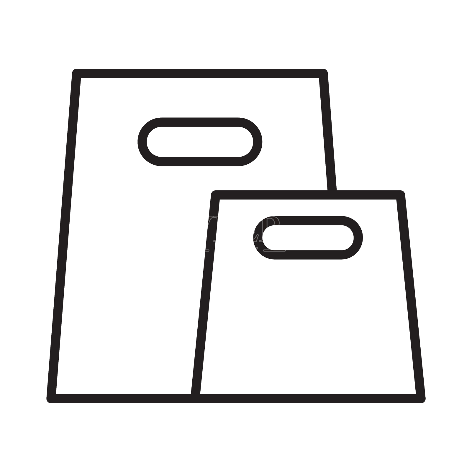 购物袋图标设计元素图片