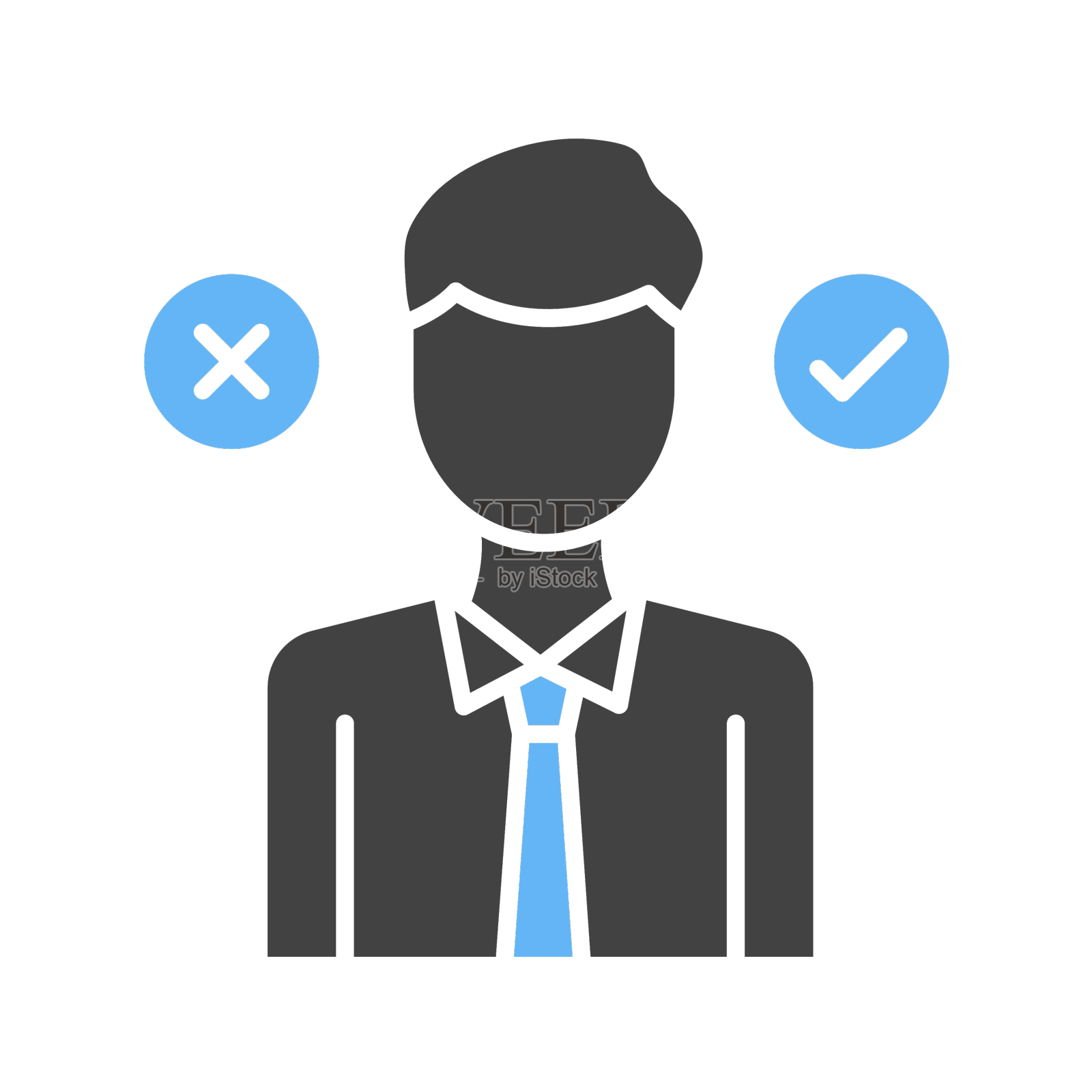 决策图标形象设计元素图片