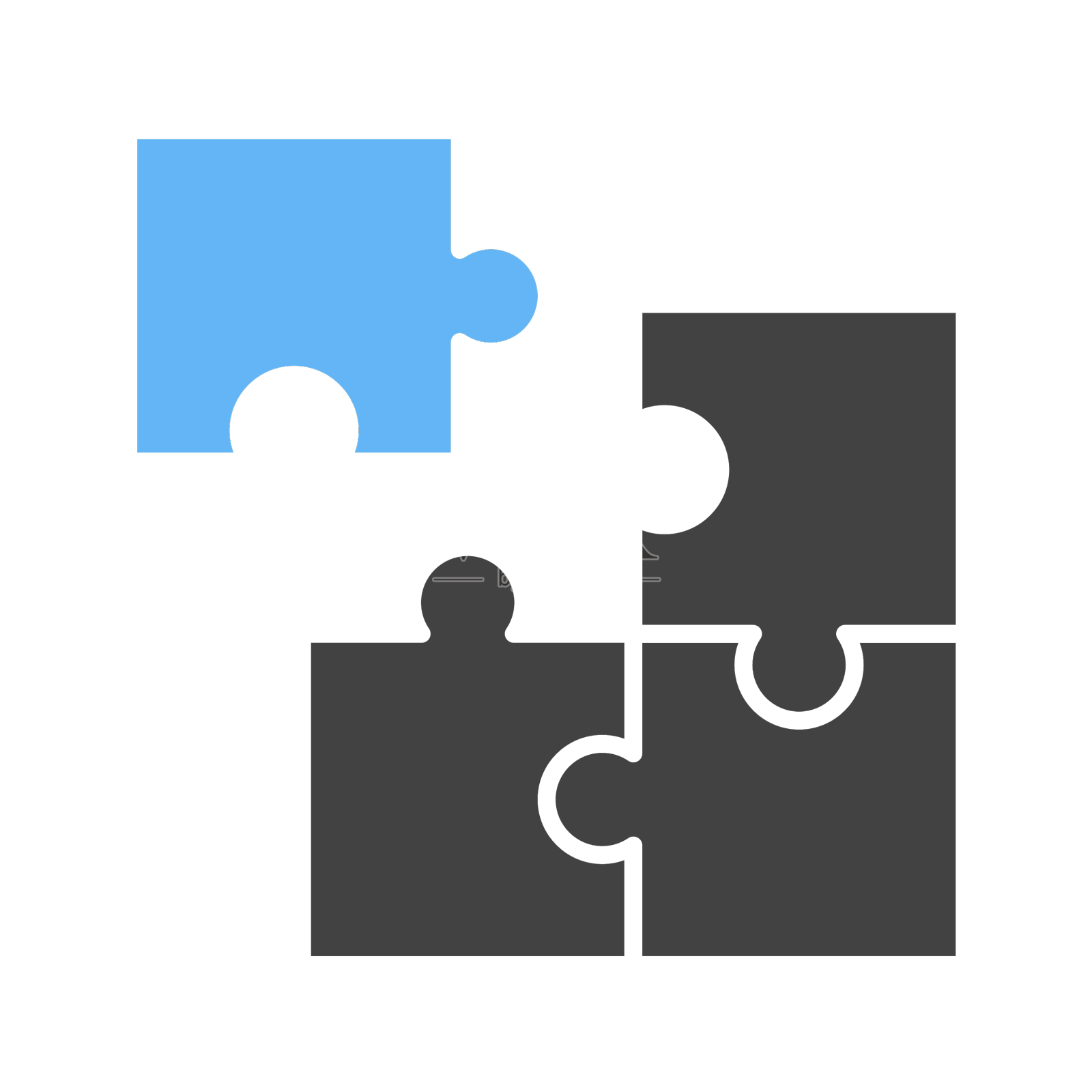 拼图部分图标图像设计元素图片
