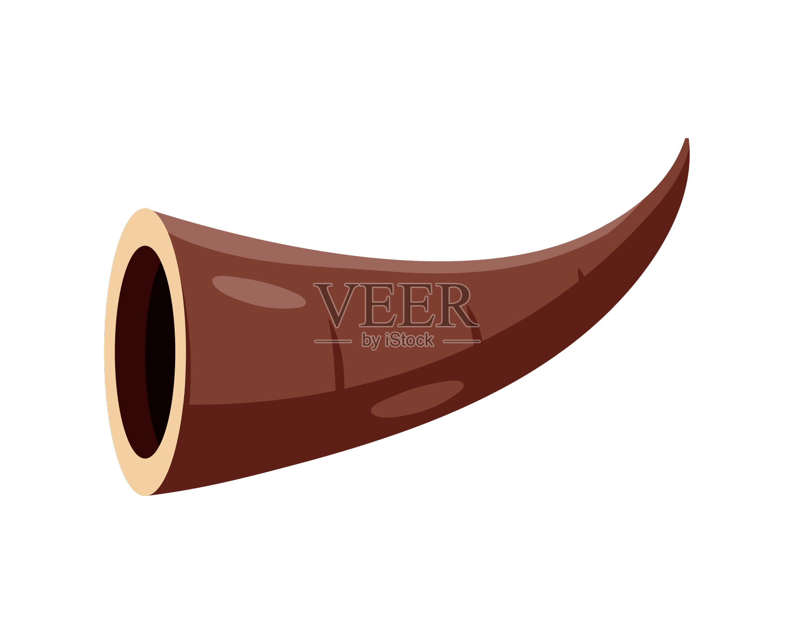 犹太羊角号图案设计元素图片