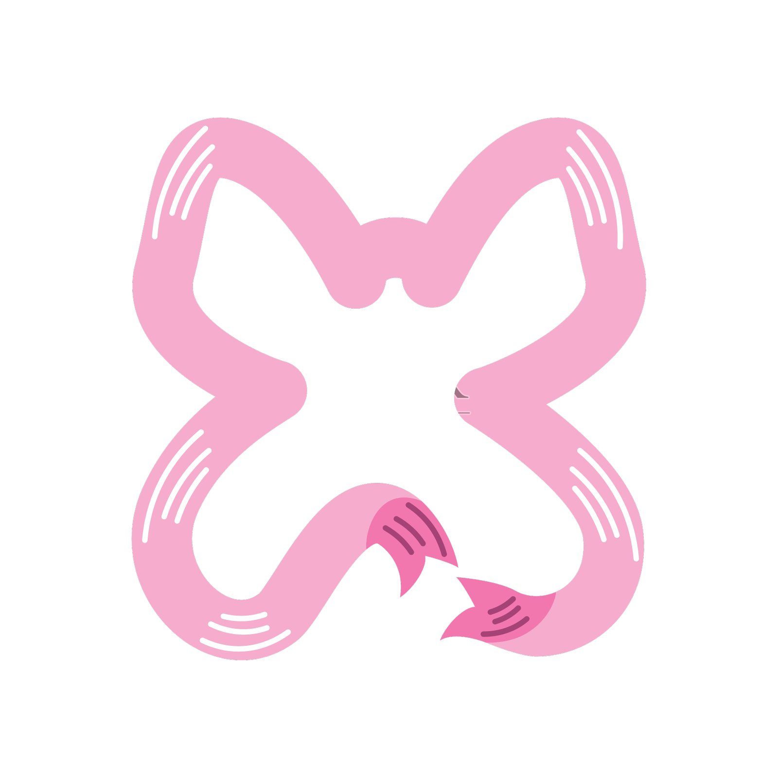 乳腺癌意识蝴蝶设计元素图片