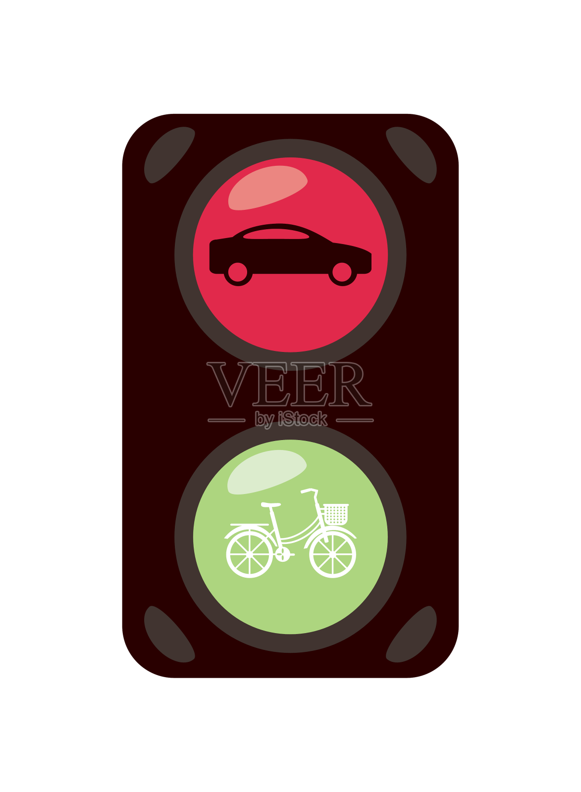 免费汽车日红绿灯设计元素图片