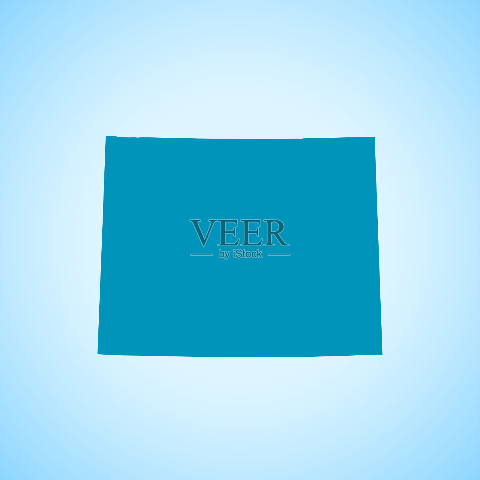 怀俄明州的地图插画图片素材