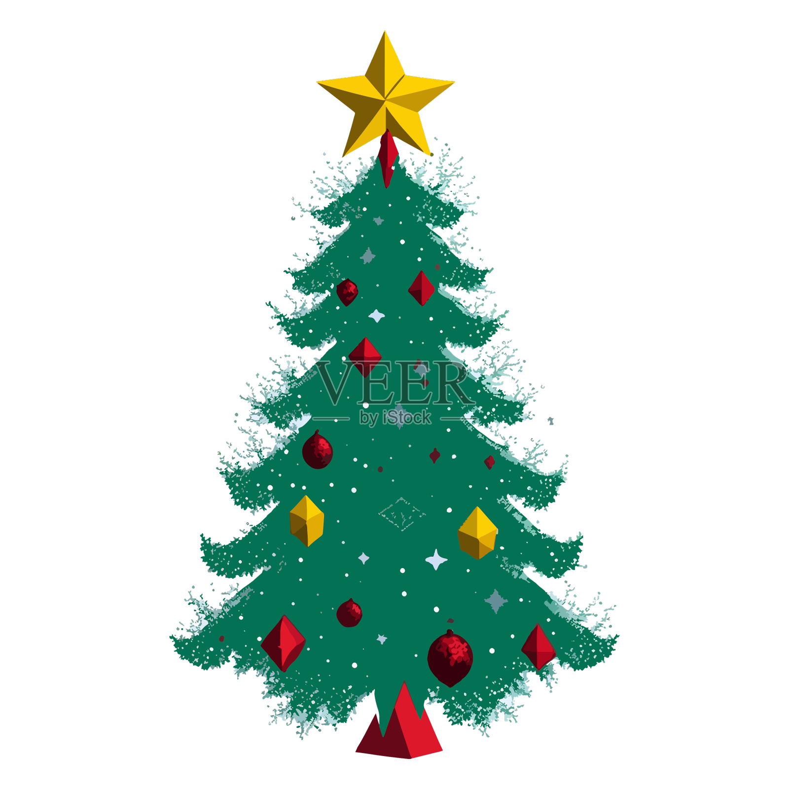 圣诞树格式设计元素图片