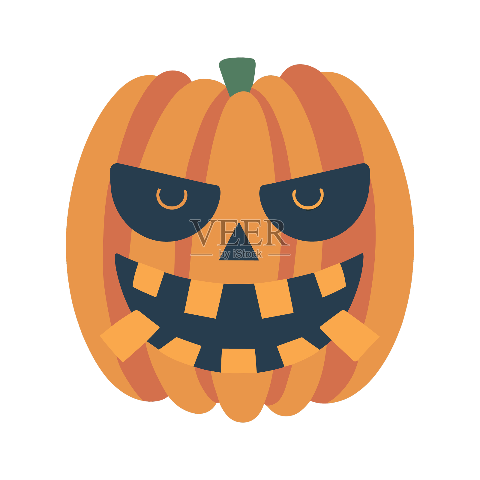 扁平万圣节南瓜设计元素图片