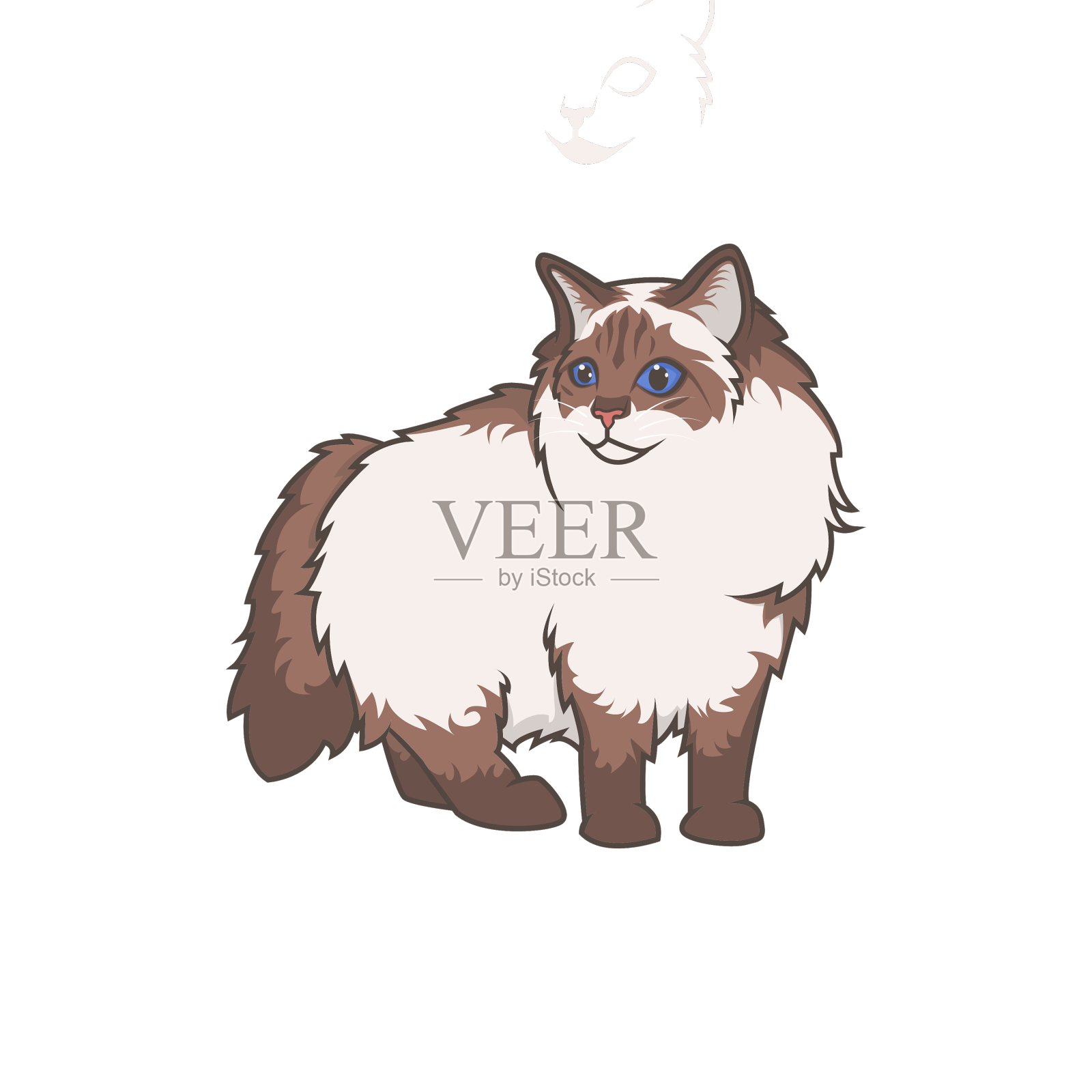 布娃娃海豹猞猁3设计元素图片