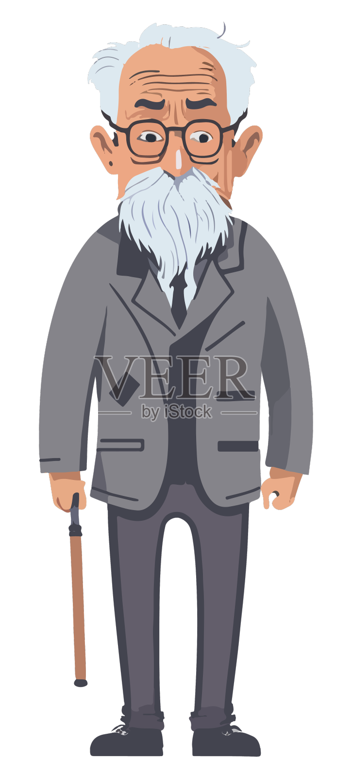 老人格式设计元素图片