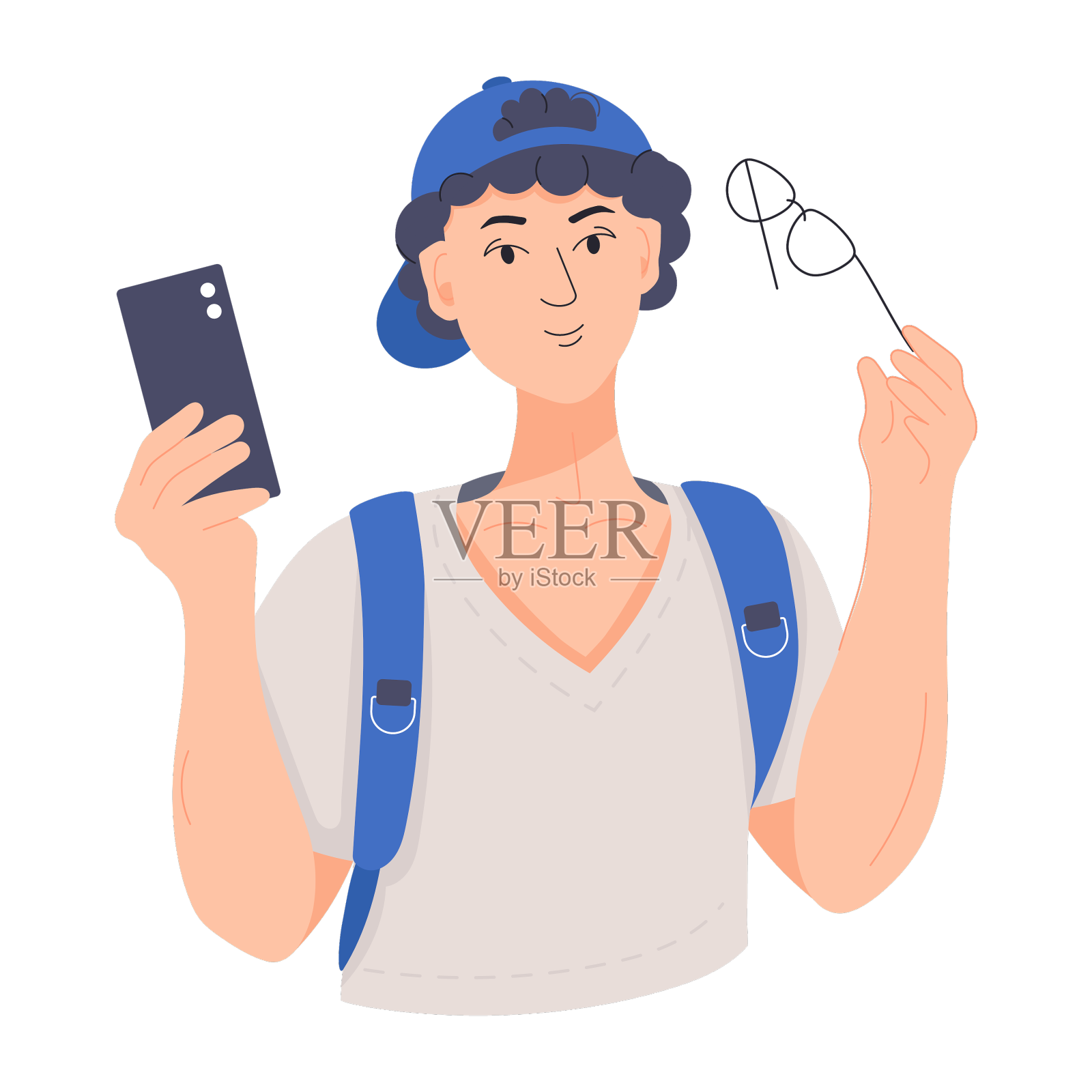 酷的学生设计元素图片