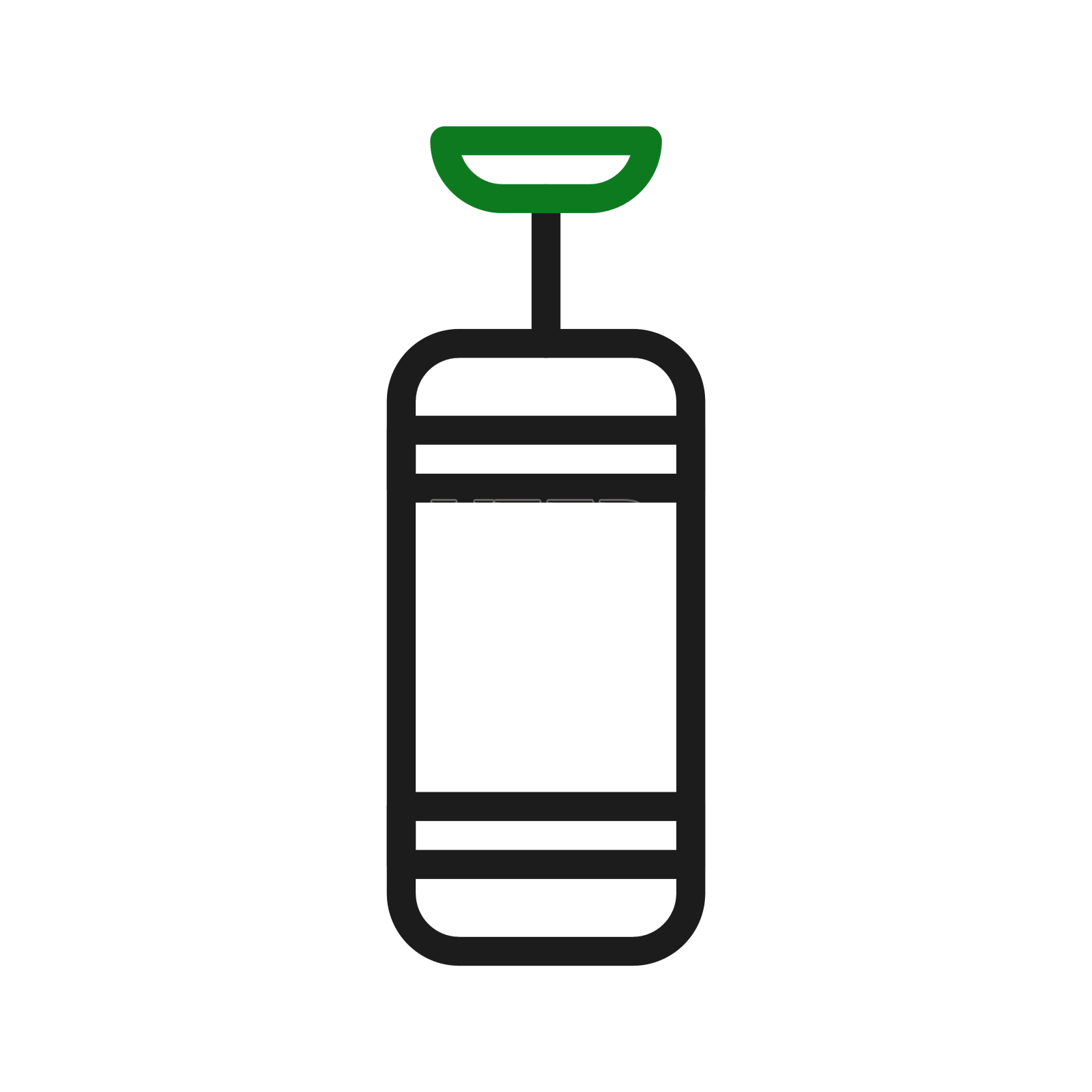 沙袋图标双色绿色黑色运动设计元素图片